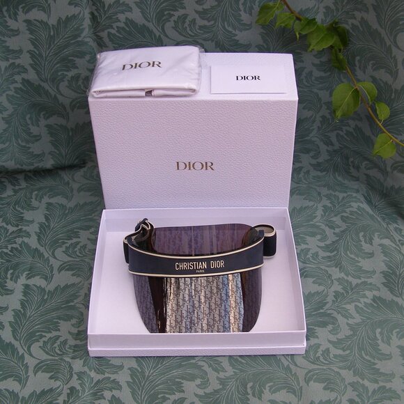 Dior Accessories - NEW Dior Club Oblique Visor FULL SET AUTHENTIC
